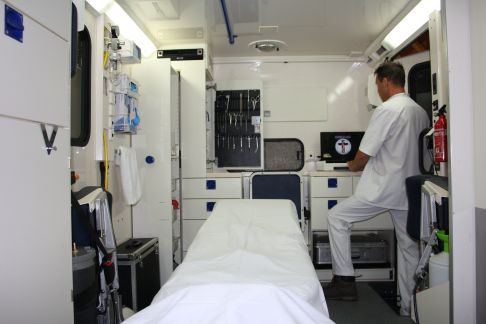Inrichting mobiele unit