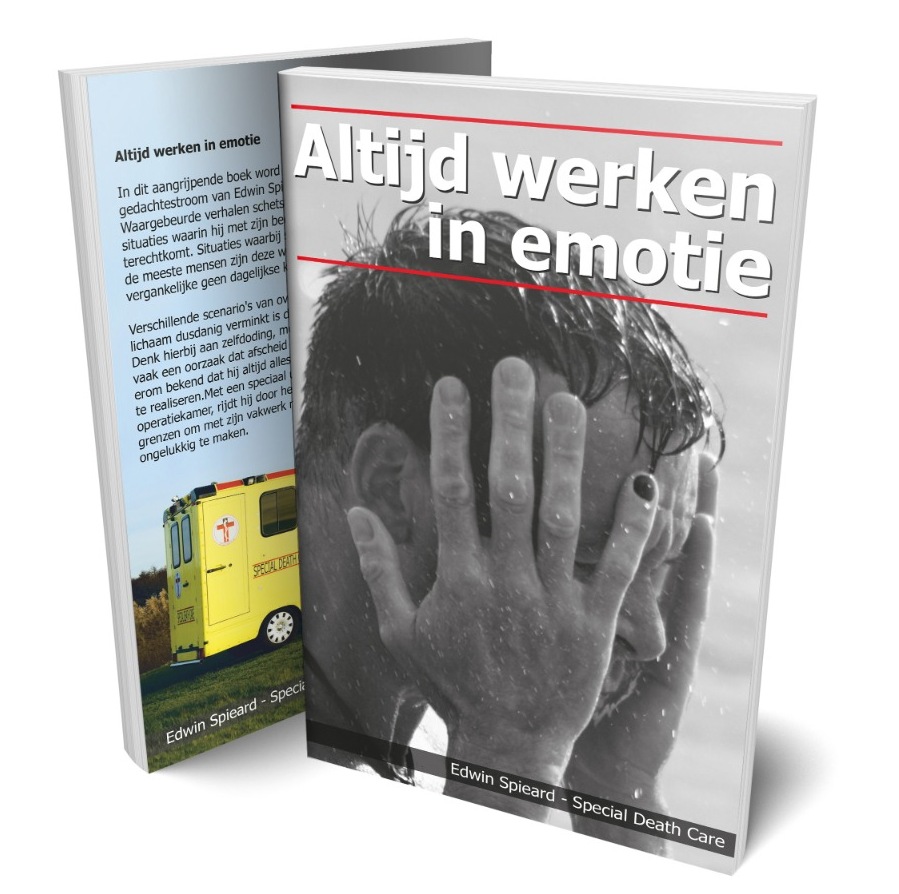 Edwin Spieard - Special Death Care, Airbrush Special Death Care, Wagens Special Death Care, voomalig ambu, voormalig ambulance, special death care, klinische lessen, postmortale zorg, thanatopraxie, buikpunctie, airbrush, vervoer, pacemaker, reconstructie, reconstructies, camouflage, camouflage cursus, airbrush cursus, presentaties, presentatie altijd werken in emotie, boeken, boek alrijd werken in emotie, boek als de dood begint te ruiken, boek zonder hartslag, aardbeving turkije, humanitaire hulp, death care germany, bodyseal, beladen presentatie, embalmer, specialistische postmortale zorg, Edwin spieard, Geert Teis, presentatie geert teis, uitverkochte zaal geert teis