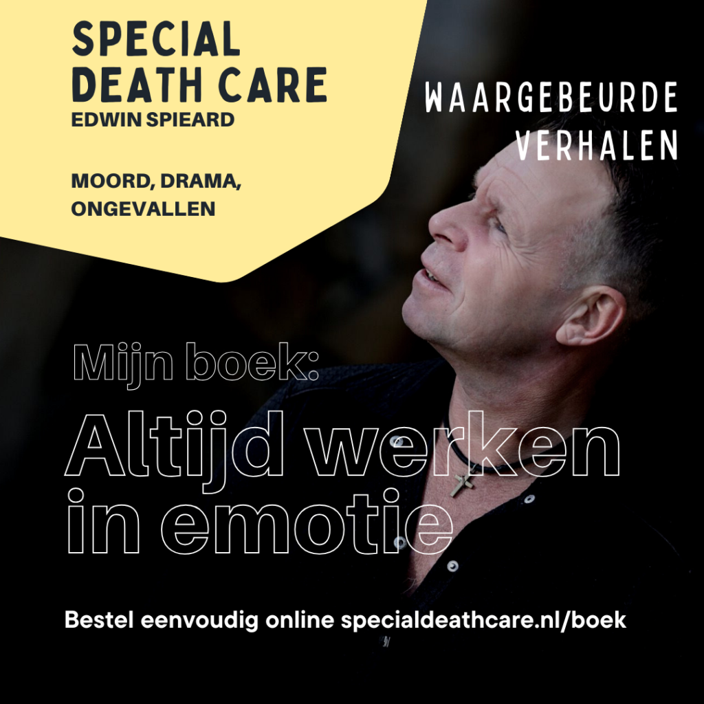 Special Death Care - Edwin Spieard, Airbrush Special Death Care, Wagens Special Death Care, voomalig ambu, voormalig ambulance, special death care, klinische lessen, postmortale zorg, thanatopraxie, buikpunctie, airbrush, vervoer, pacemaker, reconstructie, reconstructies, camouflage, camouflage cursus, airbrush cursus, presentaties, presentatie altijd werken in emotie, boeken, boek alrijd werken in emotie, boek als de dood begint te ruiken, boek zonder hartslag, aardbeving turkije, humanitaire hulp, death care germany, bodyseal, beladen presentatie, embalmer, specialistische postmortale zorg, Edwin spieard