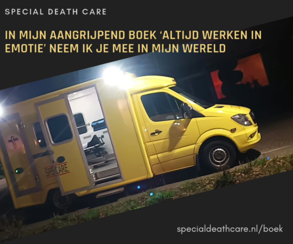Edwin Spieard - boek, Airbrush Special Death Care, Wagens Special Death Care, voomalig ambu, voormalig ambulance, special death care, klinische lessen, postmortale zorg, thanatopraxie, buikpunctie, airbrush, vervoer, pacemaker, reconstructie, reconstructies, camouflage, camouflage cursus, airbrush cursus, presentaties, presentatie altijd werken in emotie, boeken, boek alrijd werken in emotie, boek als de dood begint te ruiken, boek zonder hartslag, aardbeving turkije, humanitaire hulp, death care germany, bodyseal, beladen presentatie, embalmer, specialistische postmortale zorg, Edwin spieard