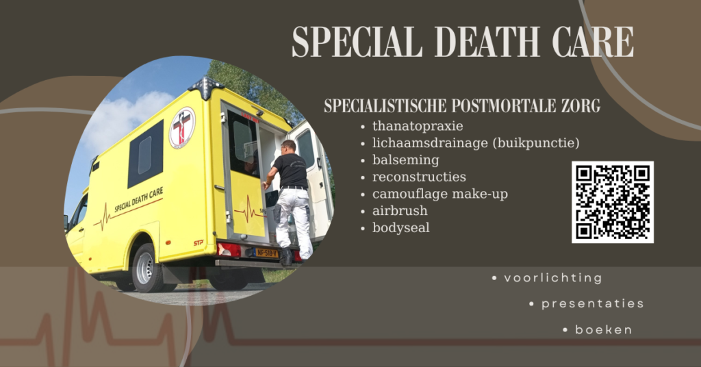 Edwin Spieard - Special Death Care, Edwin Spieard - Special Death Care, Airbrush Special Death Care, Wagens Special Death Care, voomalig ambu, voormalig ambulance, special death care, klinische lessen, postmortale zorg, thanatopraxie, buikpunctie, airbrush, vervoer, pacemaker, reconstructie, reconstructies, camouflage, camouflage cursus, airbrush cursus, presentaties, presentatie altijd werken in emotie, boeken, boek alrijd werken in emotie, boek als de dood begint te ruiken, boek zonder hartslag, aardbeving turkije, humanitaire hulp, death care germany, bodyseal, beladen presentatie, embalmer, specialistische postmortale zorg, Edwin spieard, Geert Teis, presentatie geert teis, uitverkochte zaal geert teis